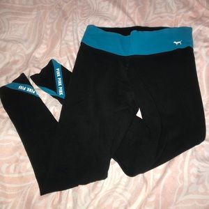 VS pink yoga leggings size S